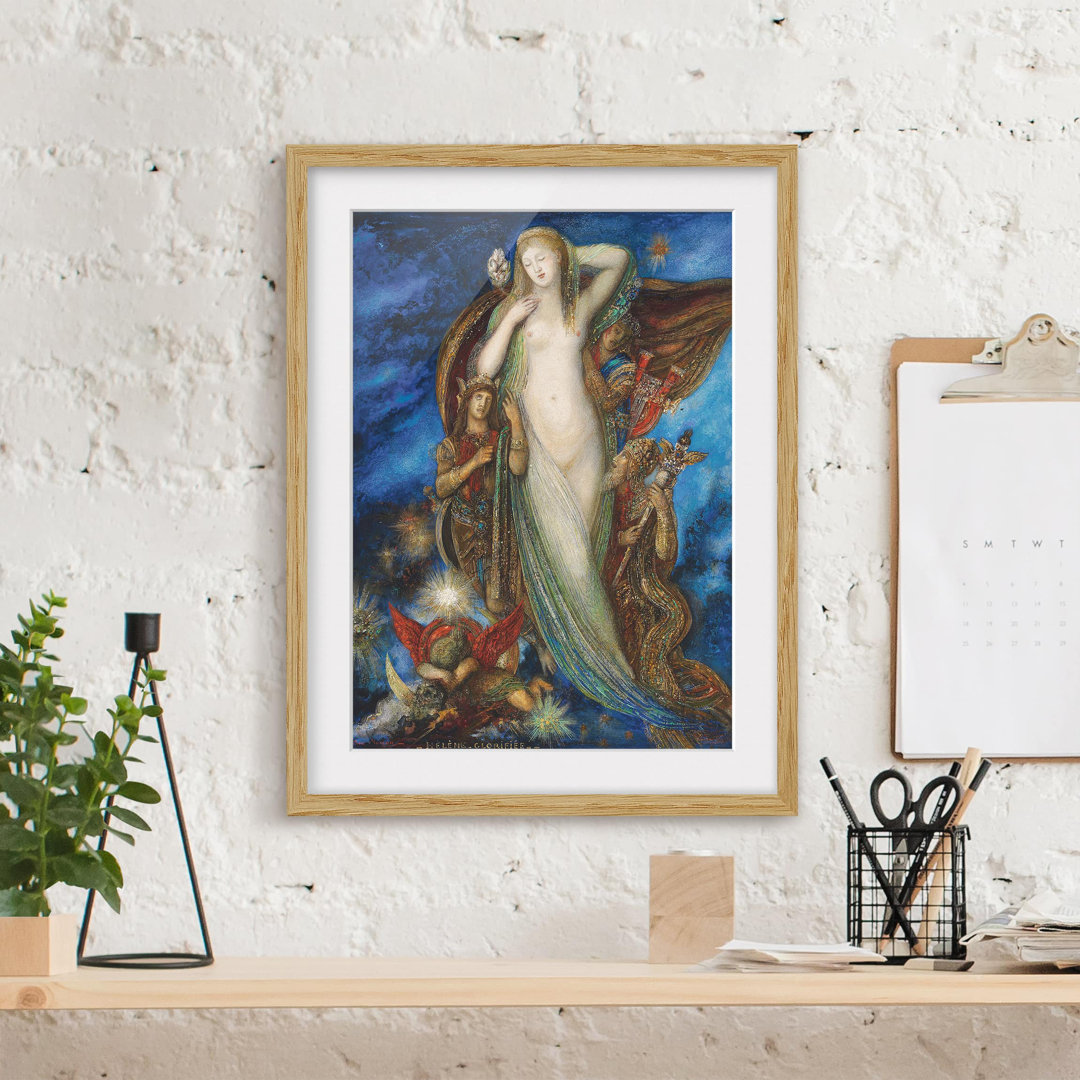 Gerahmter Kunstdruck Adoration of Helena von Gustave Moreau