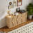 59.69" Modern Sideboard – 2-Inch Classic arched solid wood doors with a retro feel-2079875058-2067934374