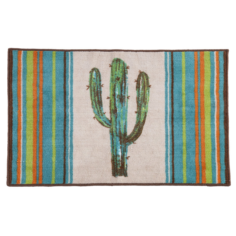 Tapis pour salle de bain Cactus