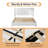 Cordoba Upholstered Platform Bed with Adjustable Headboard-2083019661-2083019663