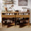Buffet 63 "à cannelures avec rangement, armoire-bar console et crédence moderne-410280839