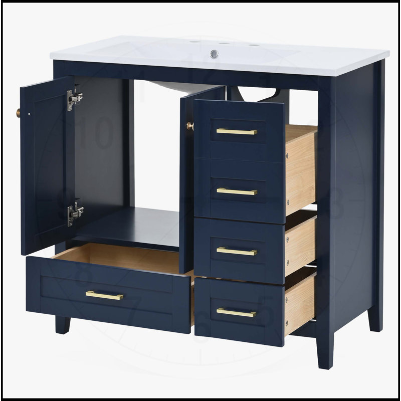 36'' Bathroom Vanity with Sink Combo Set