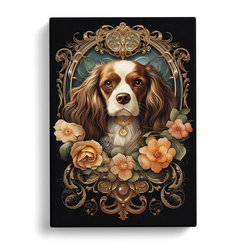 Cavalier King Charles Spaniel - Wrapped Canvas, 60cm H x 40cm W x 3cm D