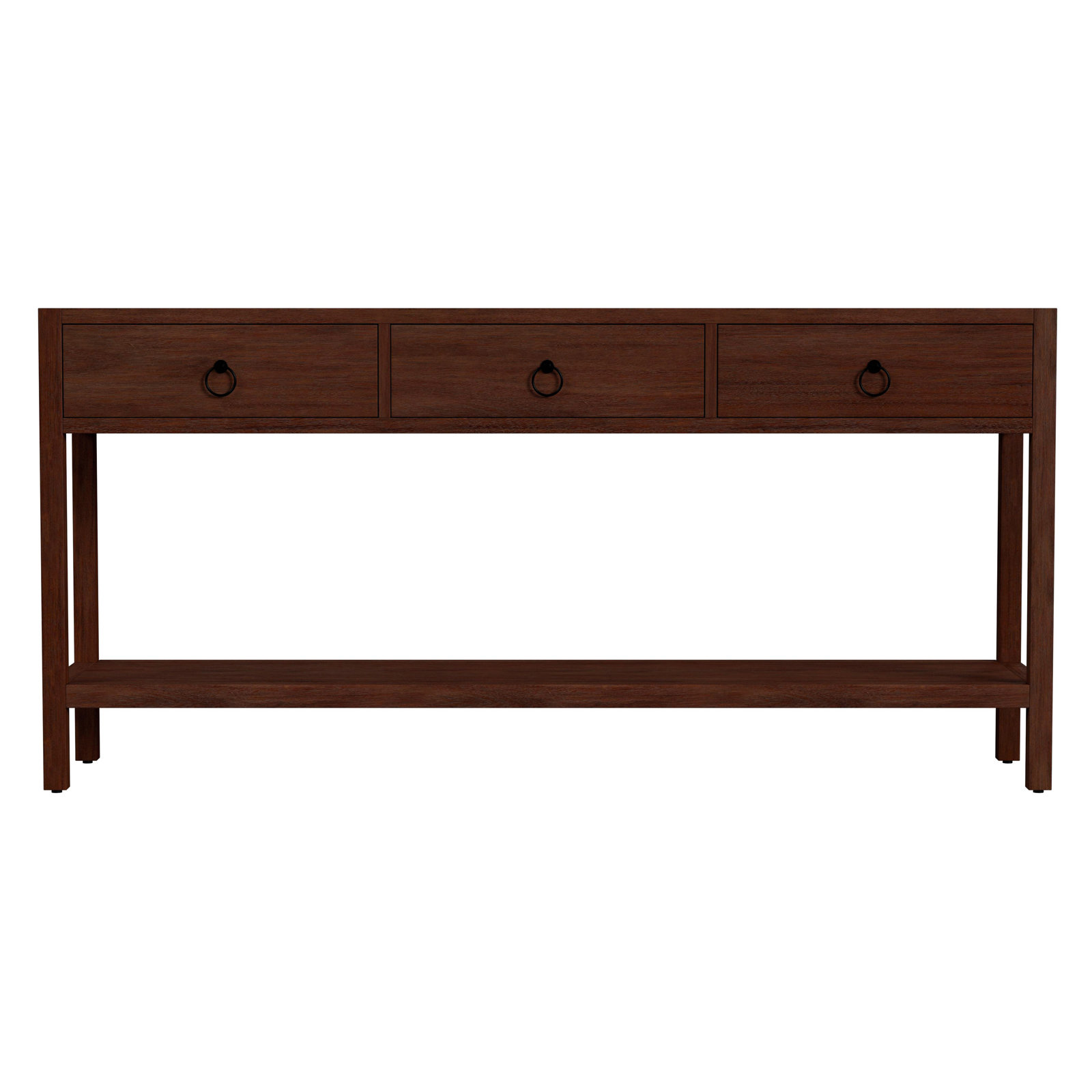 Elin 65'' Console Table, Medium Brown