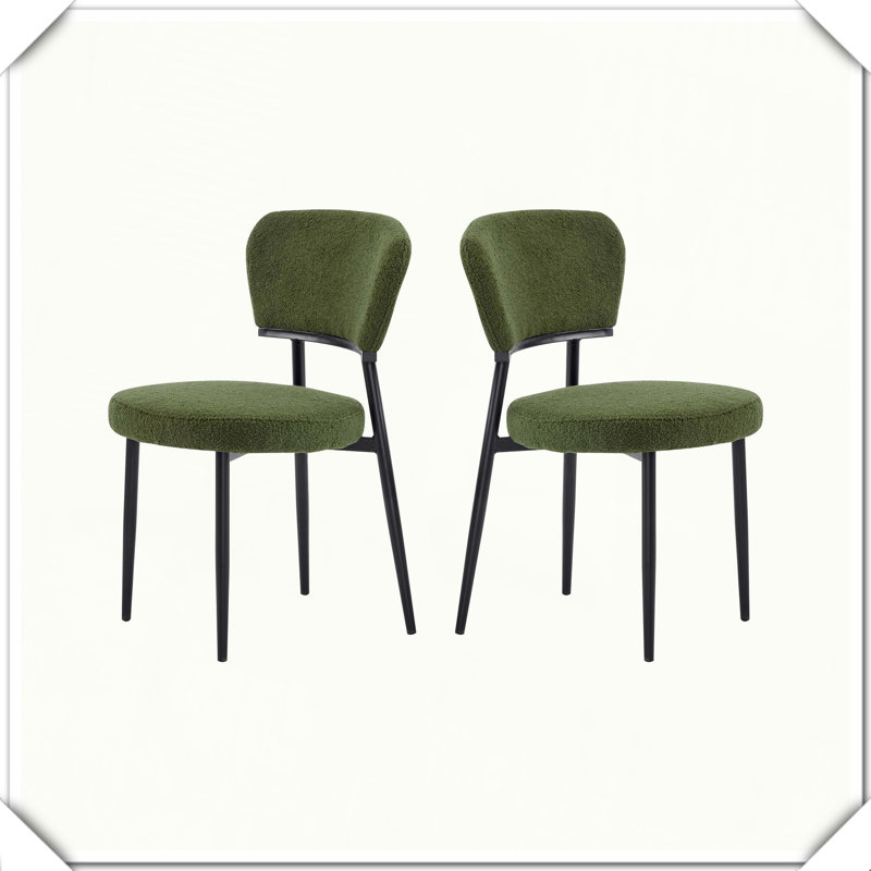 Chaise de salle à manger 2 pièces rembourrée Robuste Confortable Élégant Durable Pratique