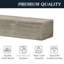 Tablette murale 72 po - foyer en bois rustique 9 po