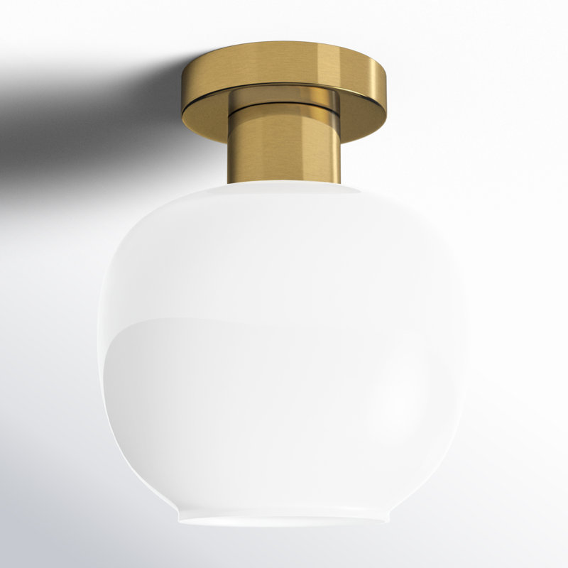 Tuscany Glass Semi Flush Mount