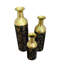 Ensemble de 3 vases décoratifs en métal