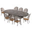 Ensemble repas d'extérieur 8 personnes L 86,6 po Chesham-97894487