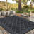 Outdoor Rug 6×9 Waterproof Plastic Straw Rug Vintage Trellis Outdoor Rug Easy-Cleaning Outdoor Area Rug Carpet Rv Mat Outdoor Patio Camping Rug for Picnic Backyard Deck Balcony Porch-686957627-686957621