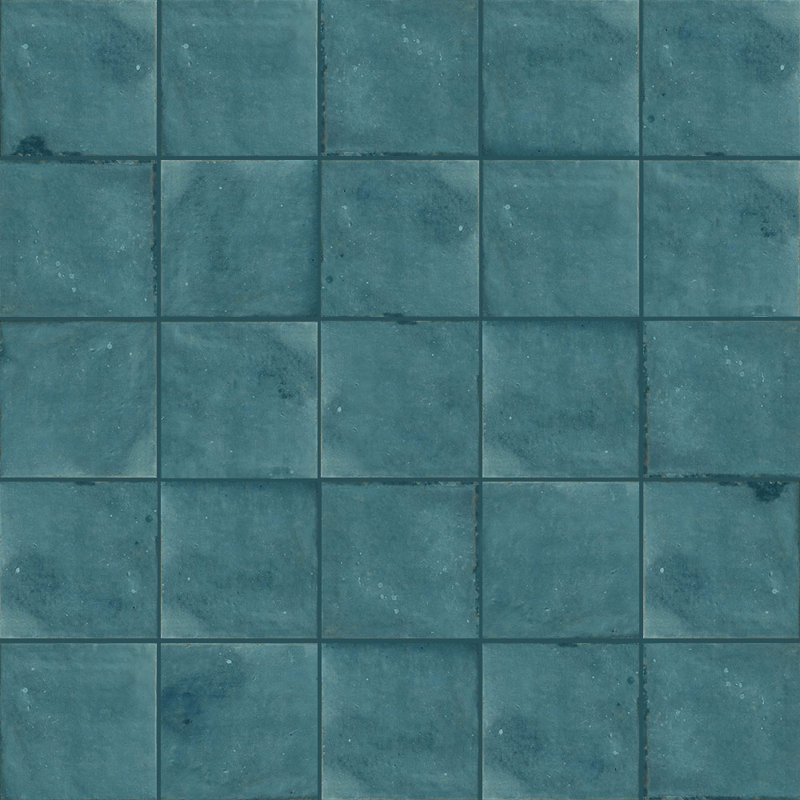 Riviera 5 x 5 turquoise véritable