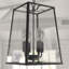 Ascencio 4 - Light Black Lantern Pendant