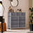 Sorbus 9 Drawers Dresser with Steel Frame and Wood Top, White-240384627
