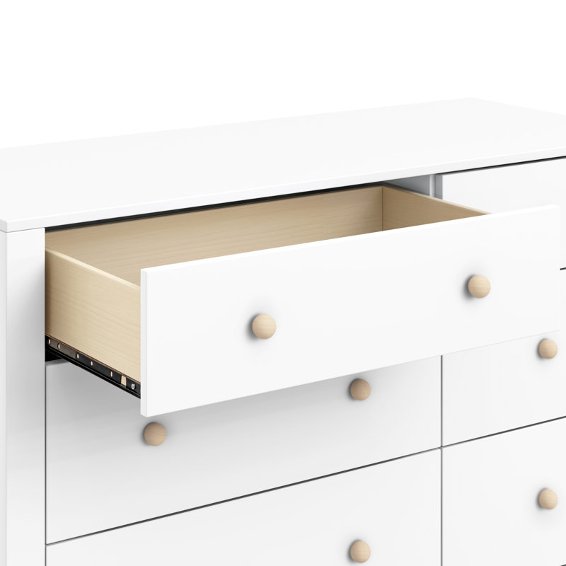 Marisol 6-Drawer Dresser, White