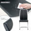 Modern Faux Leather Dining Chair with Chrome Cantilever Base, Set of 2-938466226
