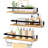 Lakye 3 Piece Wood Bracket Shelf