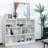 Wood Storage Cube Bookcase 3 Tier 8 Cube Open Shelf Storage Cabinet-1285682886