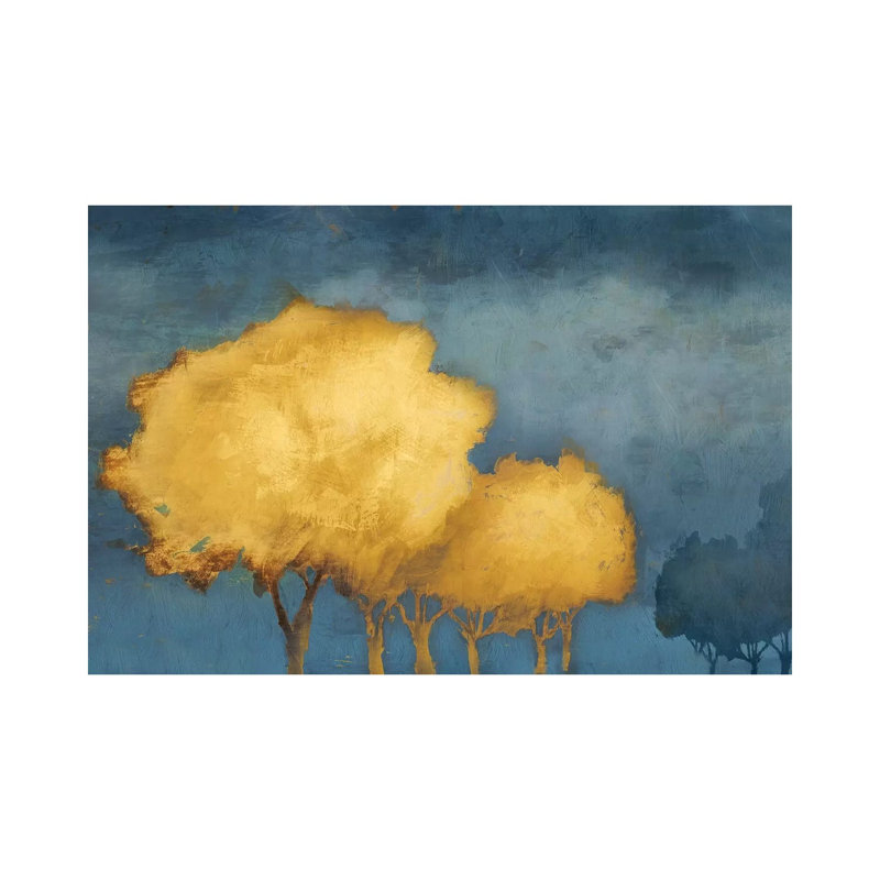 Golden Trust - Wrapped Canvas Painting, 152.5 cm H x 101.5 cm W