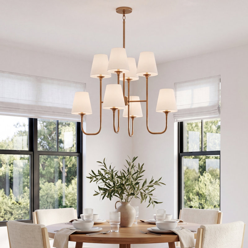 Lane 8-Light Chandelier, Vibrant Gold