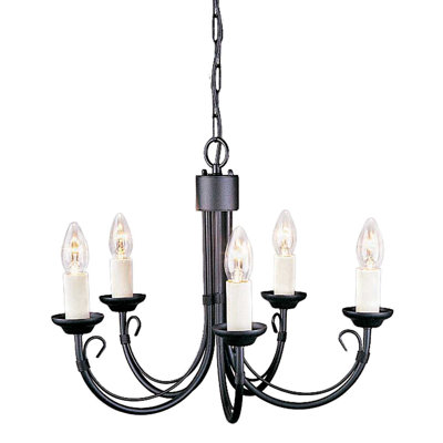 Elkmont 5 - Light Candle Style Chandelier