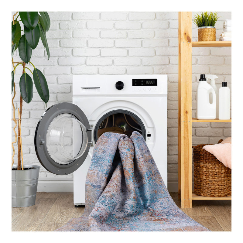 2'6''x10' Runner, Washable Rug, Low-Pile, Non-Slip, Non-Shedding, Foldable, Kid & Pet Friendly - Area Rugs for living room, bedroom, kitchen rug (Yellow, 2'6''x10')