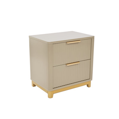 Devingo 50cm W Bedside Table