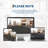 Area Rugs for Living Room, Non Slip Washable Rug, Low Pile Lightweight Modern Checkered Large Soft Carpet, Stain Resistant Foldable Floor MNats for Bedroom, Home Office-1651482487-1651482484