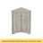 Oak Triangle Bathroom Storage Cabinet With Adjustable Shelves, Freestanding Floor Cabinet For Home Kitchen-1254954506