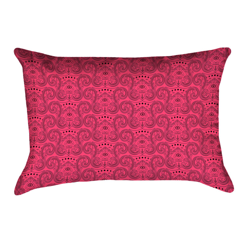 Coussin Katelyn Elizabeth, Polyester filé, Rose