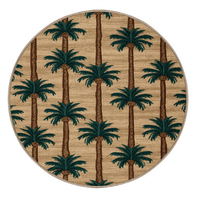  Tapis hawaïen lavable Palm groupes