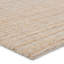 Tapis en coton / jute / polyester / laine tissé à la main Genesta en brun clair / gris-344809227