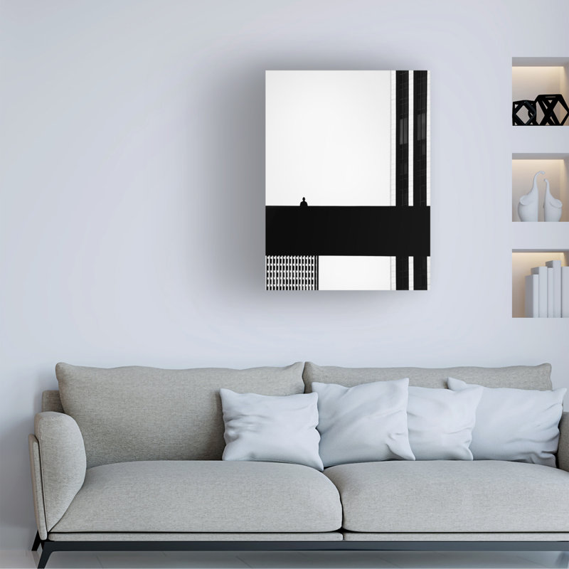 Art sur toile bolognaise, Tina Kim Mondrian, H 19 po x l 14 po