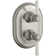 Bancroft Stacked Valve Trim with White Ceramic Lever Handles, Requires Valve