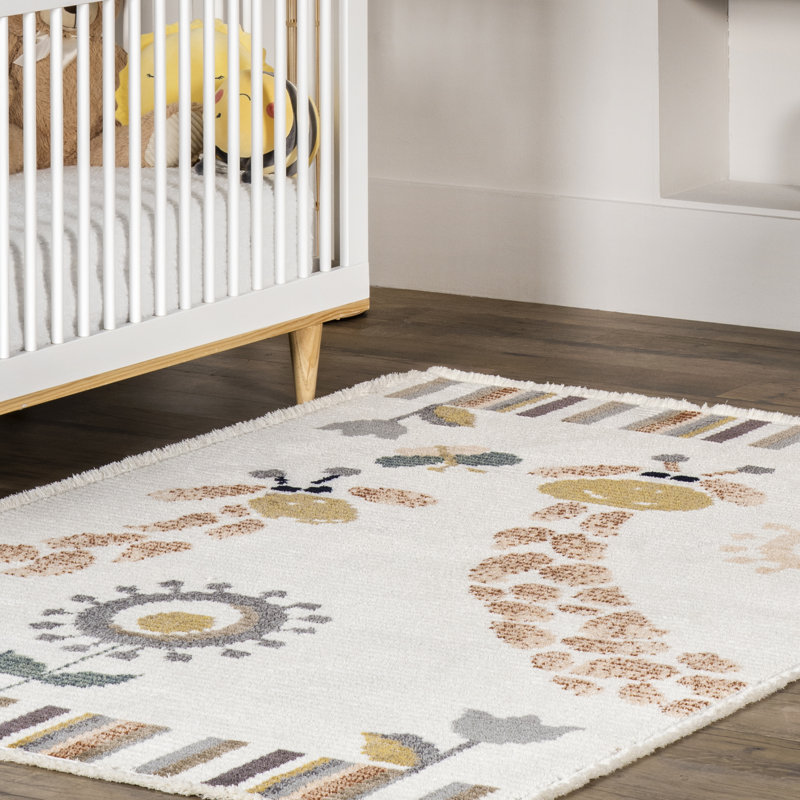 Tapis décoratif pour animaux Avianna, Rectangle 5 pi x 7 pi 6 po