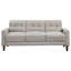 Ensemble de canapé capitonné beige 2 pièces Harvey