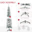 Arbre de Noël artificiel enneigé 6 pi