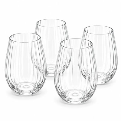 Acrylic Linea Stemless wine glass - Clear