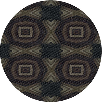 Tapis brun/gris à motifs Vranduk