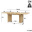 160 cm Extendable Dining Table