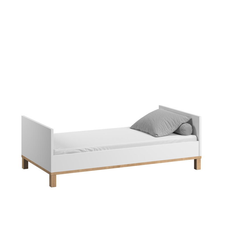 Cornett Cot Bed, White/Oak