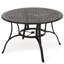 Outdoor Cast Aluminum Table In Rich Bronze Colour With Patio Dining Antique Gorgeous Pattern