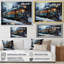 «Christmas Train Journey III - Transport train», reproduction sur toile-2093347036-2093347045