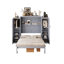 Lit escamotable, lit escamotable en bois avec 2 garde-robes et tablette de rangement, cadre de lit plateforme pliable multifonctionnel pour chambre d'amis, chambre à coucher-2089904875-2089904885