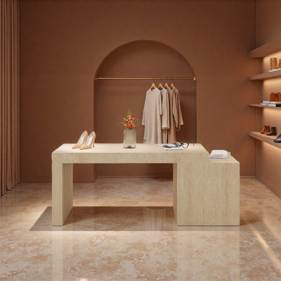 Minimalist Clothing Display Table