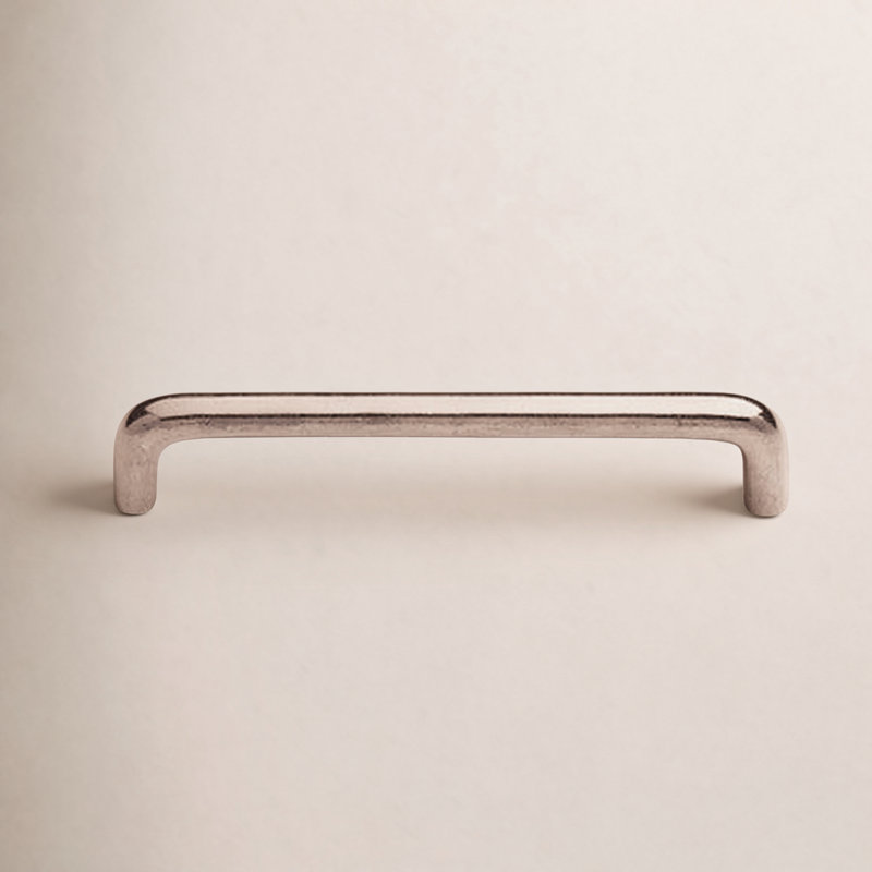 Wire Bar / Handle Pull, White Bronze Brushed, 3 1/2" 