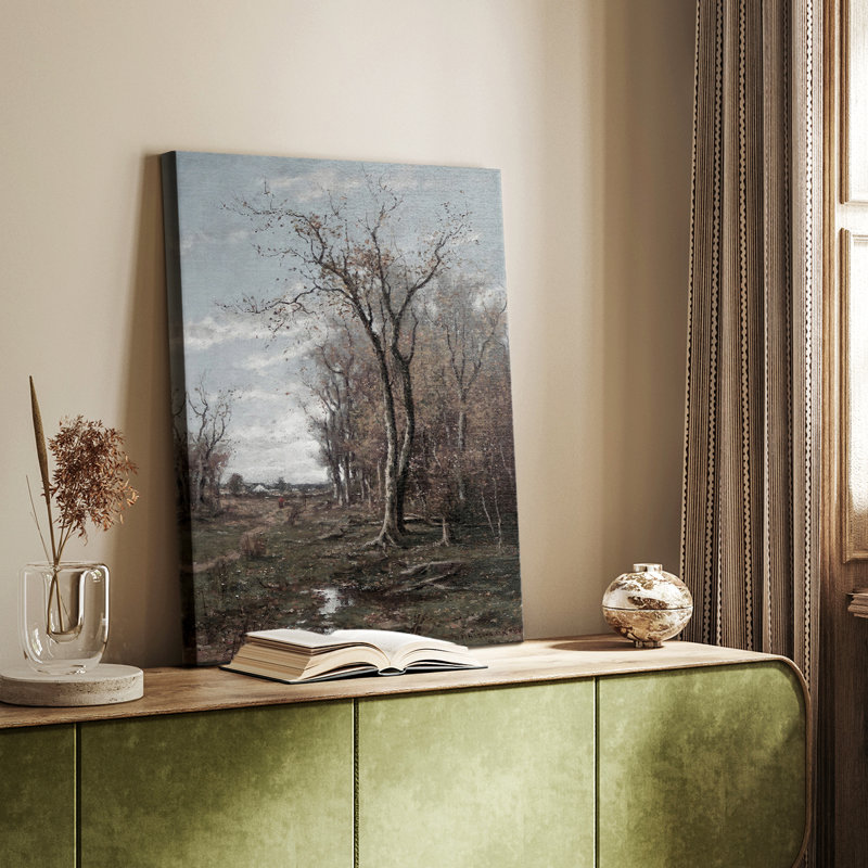 Paysage rétro Cxxviii - galerie Cavas sur mesure, H 27 po x l 18 po