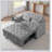 VELVET SOFA BED Solid base frame, comfortable, durable, beautiful Multiple Adjustable Positions-223680575