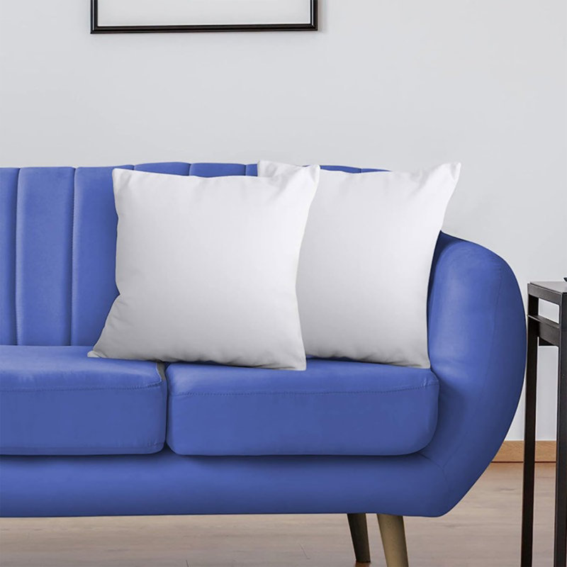 Indoor / Outdoor White Square Cushion Pad, 40.6cm x 40.6cm