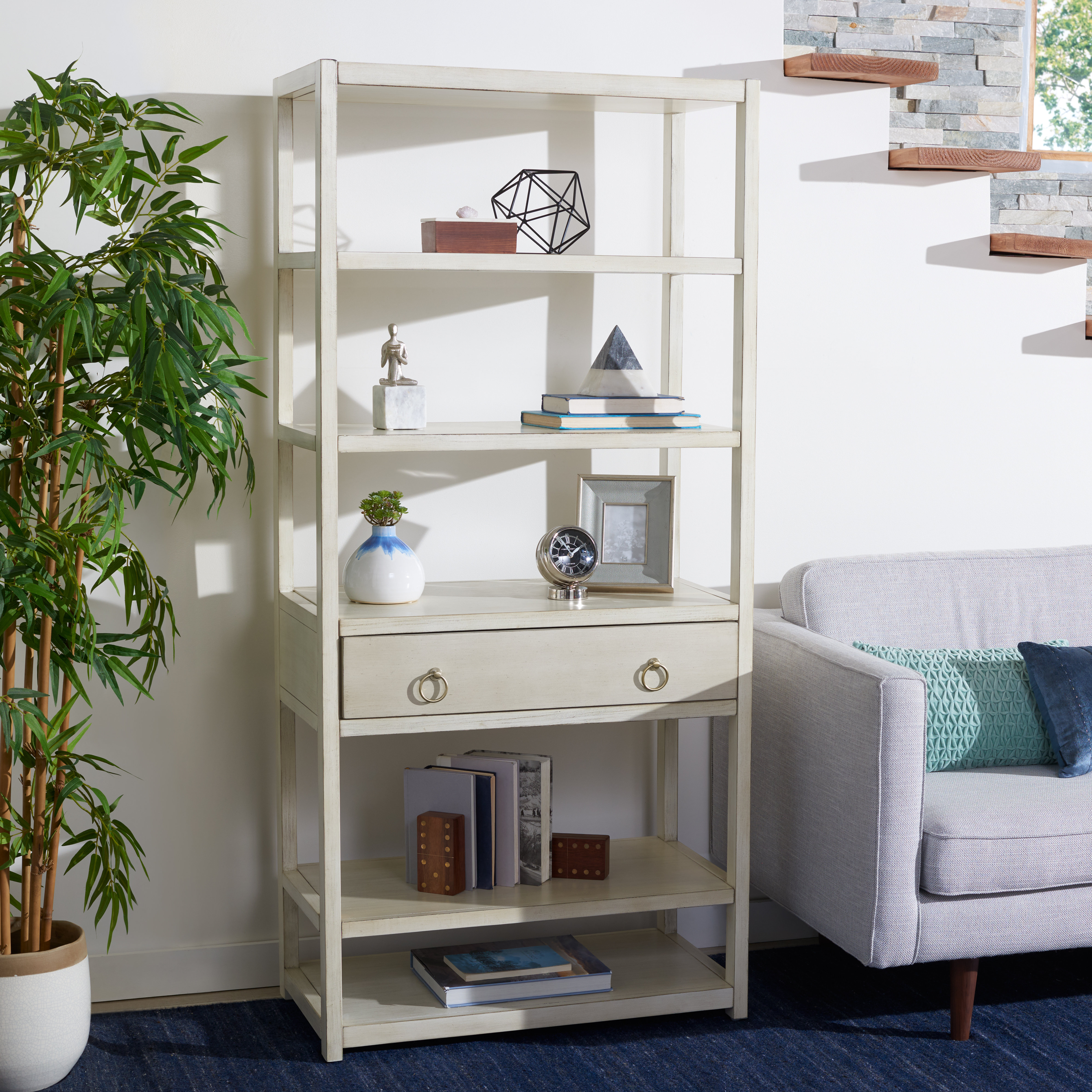 Amelia Etagere Storage Bookcase