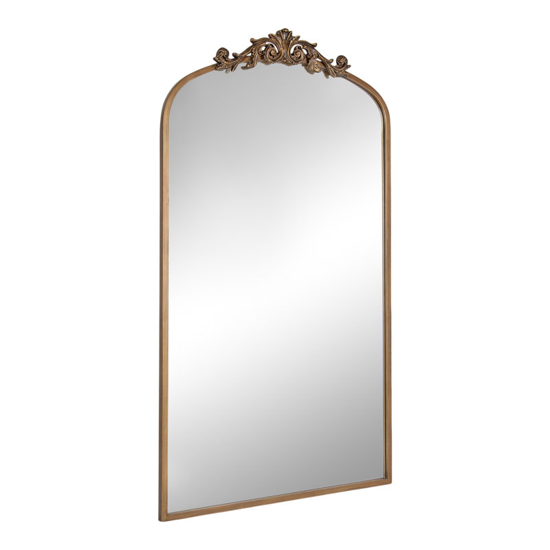 Anglo Metal Flat Mirror, Gold, 42" x 23.5"